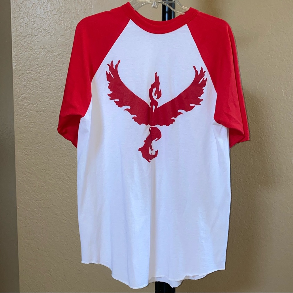 New Pokémon Team Valor Baseball Sleeves T-shirt